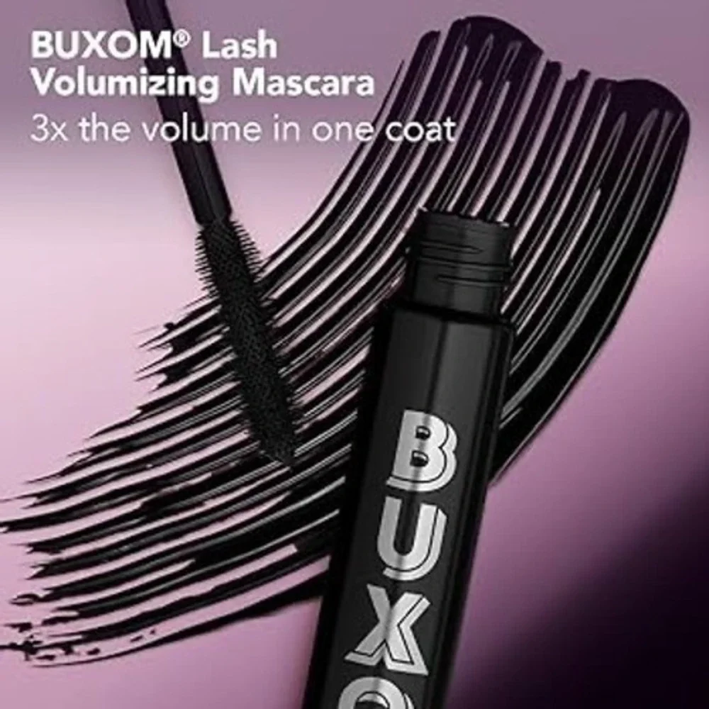 BUXOM Lash Mascara Rich Black Dramatic Clump‎ Free Definition Volumizing